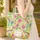Personalized Name Ornate Exotic Birds Lush Jungle Garden - Wildlife Lover Gift Quilted Tote Bag - 4