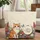 Ginger Cat Floral Garden Blue Butterfly - Personalized Name Home Decor Gift Quilted Tote Bag - 1