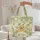 Golden Retriever Daisies Lavender English Garden Foliage - Pet Parent Everyday Carry Gift Quilted Tote Bag - 5