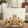 Ginger Tabby Cat Sunflower Daisy Monarch Butterfly Scene - Cat Lover Wildlife Garden Gift Quilted Tote Bag - 1