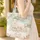 Sheep Wildflower Meadow Butterfly Hills Personalized Name - Nature Lover Gift Quilted Tote Bag - 4