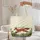 Storybook Leaping Fox Forest River Fern Moss Wild Berries - Wildlife Lover Gift Quilted Tote Bag - 5