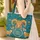 Boho Ram's Head Sheep Mandala Organic Floral Stars Swirl - Home Decor Gift for Wildlife Lover Quilted Tote Bag - 4