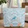 Personalized Bluebird Wildflower Name - Everyday Tote Gift for Bird Lovers Quilted Tote Bag - 1