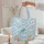 Personalized Bluebird Wildflower Name - Everyday Tote Gift for Bird Lovers Quilted Tote Bag - 5