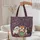 Maltipoo Shiba Boston Terrier Dogs Floral Wreath - Everyday Tote Dog Lover Gift Quilted Tote Bag - 5