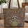 Three Raccoons Woodland Wildflower Personalized - Wildlife Lover Gift Quilted Tote Bag - 1