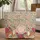 Tigers Botanical Fuchsia Flowers Leaf Garland Textile Lover Gift Quilted Tote Bag - 1