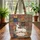 White Deer Oak Leaf Fern Patchwork Flora - Wildlife Lover Everyday Carryall Quilted Tote Bag - 3