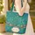 Peacock Fanned Tail Flowering Branch Feather Eye - Wildlife Lover Gift Quilted Tote Bag - 4
