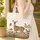 Deer Monarch Butterfly Bluebird Nature - Wildlife Lover Gift Quilted Tote Bag - 4