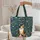 Majestic Calico Cat Wildflowers Personalized Floral Wreath - Country Cottage Decor Gift Quilted Tote Bag - 5