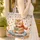 Tabby Kitten Reading Book Red Scarf, Autumn Leaves, Starry Sky - Cat Lover Bookworm Gift Quilted Tote Bag - 4