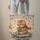Tabby Kitten Reading Book Red Scarf, Autumn Leaves, Starry Sky - Cat Lover Bookworm Gift Quilted Tote Bag - 6