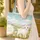 Personalized Lamb Wildflower Meadow - Spring Nature Lover Gift Quilted Tote Bag - 4
