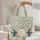 Swallows Floral Roses Blue Bells Leaves Vines - Wildlife Lover Everyday Gift Quilted Tote Bag - 5