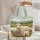 Fluffy Sheep Lamb Wildflower Meadow Rustic Cabin - Farmhouse Home Decor Gift Quilted Tote Bag - 5