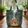 Foxes Moonlit Forest Waterfall Personalized Scroll - Wildlife Lover Gift Quilted Tote Bag - 3