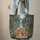 Foxes Moonlit Forest Waterfall Personalized Scroll - Wildlife Lover Gift Quilted Tote Bag - 6