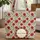 Poppy Flower Vine Wreath Red and Green - Farmhouse Home Decor Everyday Tote Gift for Women Quilted Tote Bag - 1