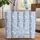 Bell Flowers Gingham Botanical Medallion Floral Wreath Leaves - Boho Lifestyle Quilted Tote Bag - 1