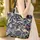 Zebra Flamingo Toucan Jungle Foliage Name Floral Wreath - Wildlife Lover Gift Quilted Tote Bag - 4