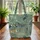 Leopard Zebra Toucan Crane Tropical Leaf Garland Wildlife Lover Gift Quilted Tote Bag - 3