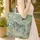 Leopard Zebra Toucan Crane Tropical Leaf Garland Wildlife Lover Gift Quilted Tote Bag - 4