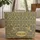 Interlocking Serpent Crocodile Creatures Wildlife Lover Gift Quilted Tote Bag - 1