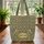 Interlocking Serpent Crocodile Creatures Wildlife Lover Gift Quilted Tote Bag - 3