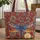 Dragonfly Paisley Floral - Nature Lover Gift for Everyday Travel Use Quilted Tote Bag - 1
