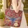 Dragonfly Paisley Floral - Nature Lover Gift for Everyday Travel Use Quilted Tote Bag - 4