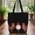Farmhouse Roosters Chickens Polka Dot - Farmhouse Decor Chicken Lover Gift Quilted Tote Bag - 3