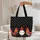 Farmhouse Roosters Chickens Polka Dot - Farmhouse Decor Chicken Lover Gift Quilted Tote Bag - 5