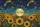 Ornate Sunflowers Village Structures Swirling Celestial Textured Fields Brushstrokes Home Decor Quilted Tote Bag - 7