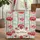 Botanical Flowers Personalized Name Wreath - Everyday Style Thoughtful Gift Quilted Tote Bag - 1