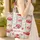 Botanical Flowers Personalized Name Wreath - Everyday Style Thoughtful Gift Quilted Tote Bag - 4