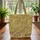 Leopard Giraffe Jungle Leaves Palm Fronds Safari - Travel Essentials Gift for Nature Lovers Quilted Tote Bag - 3
