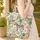 Leopard Zebra Crane Jungle Tropical Foliage - Wildlife Lover Gift Quilted Tote Bag - 4