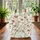 Chinoiserie Birds Berries Flowering Branches Name Scroll - Personalized Home Decor Gift Quilted Tote Bag - 3