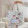 Chinoiserie Toile Birds Peonies Floral Branches - Wildlife Lover Gift Quilted Tote Bag - 5