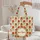 Chrysanthemum Floral Wreath Botanical - Everyday Floral Lover Gift Quilted Tote Bag - 5