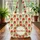 Chrysanthemum Floral Wreath Botanical - Everyday Floral Lover Gift Quilted Tote Bag - 3