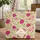 Personalized Fuchsia Rose Floral Wreath Leaves - Botanical Lover Everyday Tote Quilted Tote Bag - 1