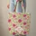Personalized Fuchsia Rose Floral Wreath Leaves - Botanical Lover Everyday Tote Quilted Tote Bag - 6