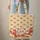 Three Red Lobsters Golden Yellow Vertical Stripes - Lobster Lover Gift Quilted Tote Bag - 6