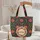 Indian Floral Medallion Name Wreath - Everyday Carry for Her Quilted Tote Bag - 5