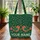 Folk Art Birds Coral Hearts Green Leaves - Home Decor Everyday Gift for Bird Lovers Quilted Tote Bag - 3
