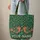 Folk Art Birds Coral Hearts Green Leaves - Home Decor Everyday Gift for Bird Lovers Quilted Tote Bag - 6