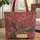 Birds Exotic Flowers Vines Berries Name Scroll - Everyday Tote Quilted Tote Bag - 1